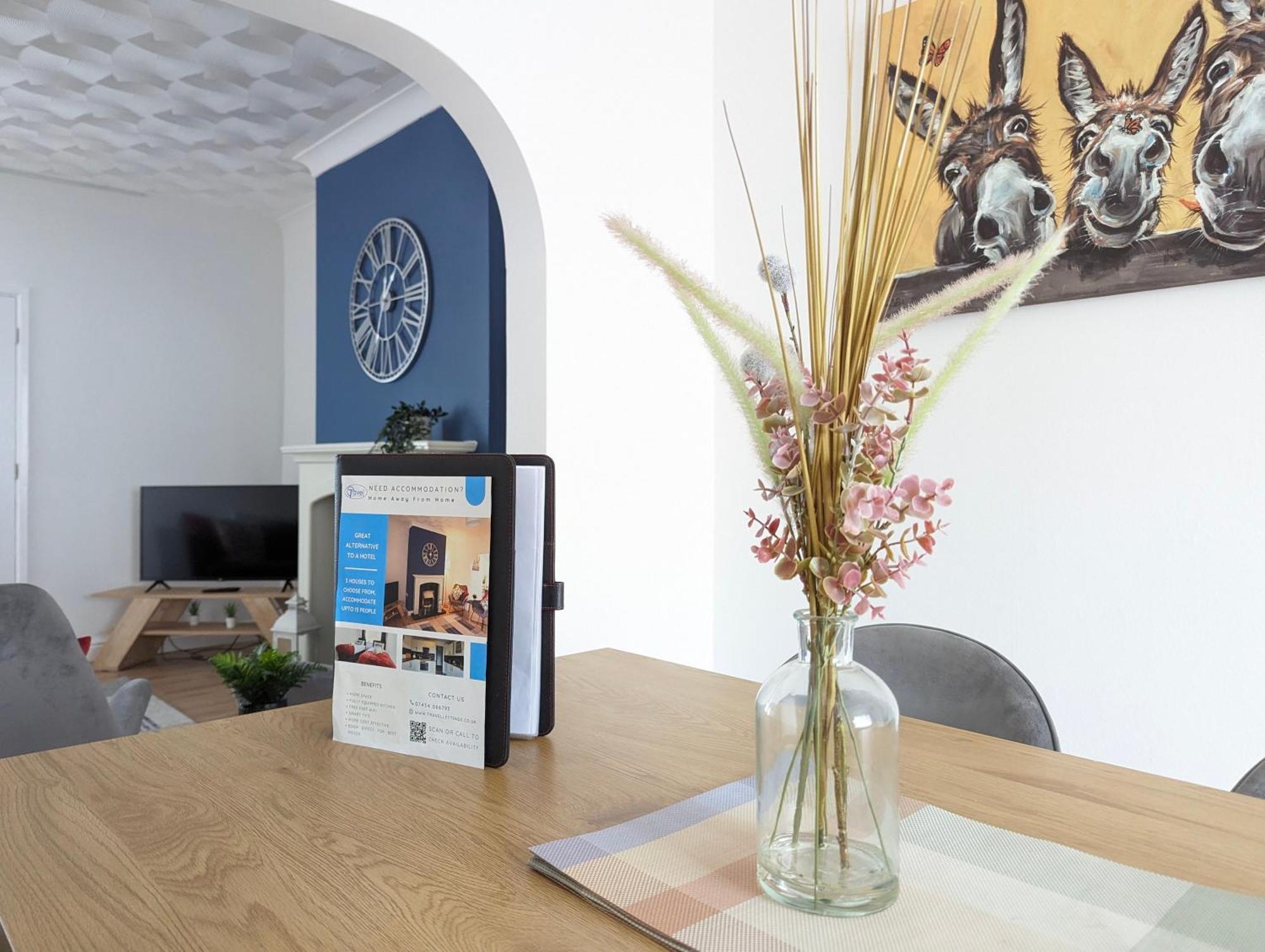 동커스터 3Br-St Johns Hse-Free Parking-Workers-Kitchen-Wifi-Dog Friendly 아파트 외부 사진